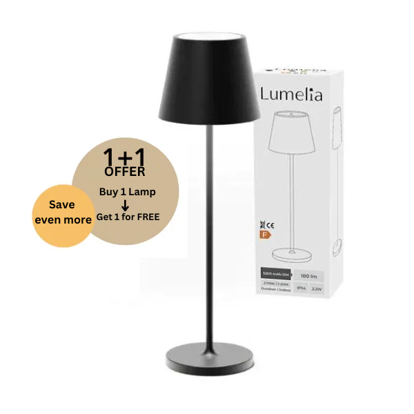 LUMELIA – Italian Designer Cordless Table Lamp
